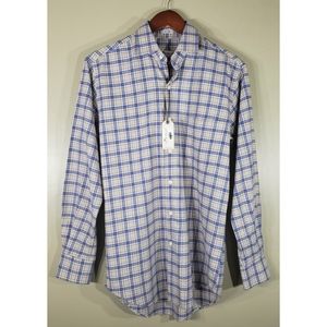 NWT Peter Millar Cotton Flannel Mountainside Shirt